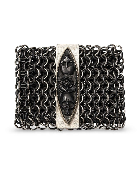 Brazalete Malla Elastica Base estrecha Skull and Roses