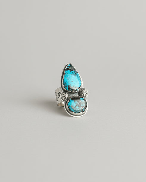 Duo Turquoise Ring