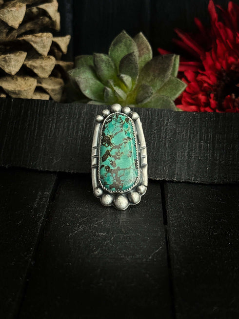 Anillo Bolas Turquesa