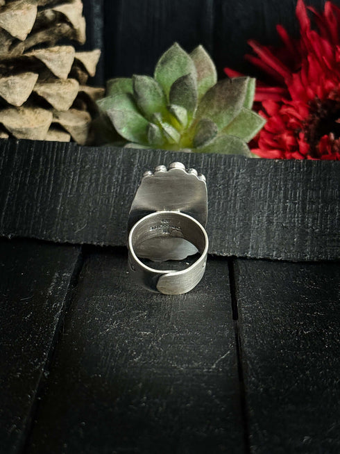 Anillo Bolas Turquesa