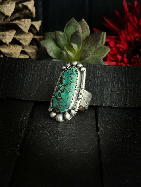 Anillo Bolas Turquesa