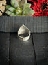 Black Onyx Shield Ring
