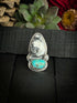 Anillo Duo White Buffalo y Turquesa