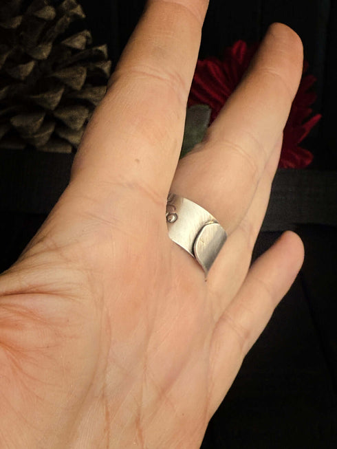 Anillo Duo White Buffalo y Turquesa