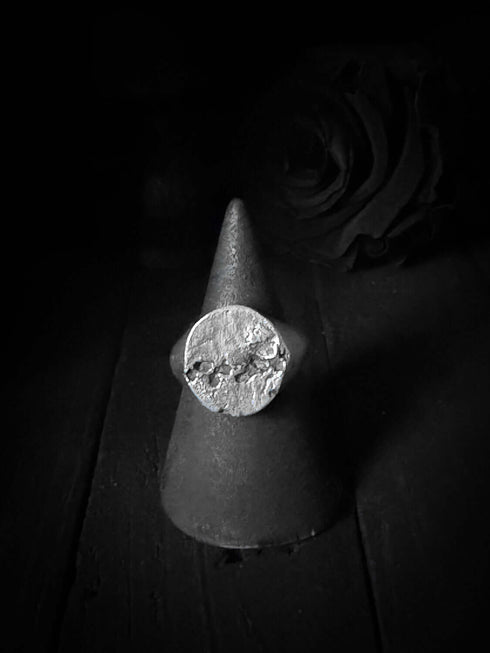 Anillo Sello Redondo Broken