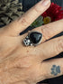 Anillo Skull y Corazon Onix