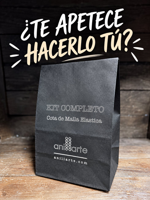 Kit completo · Materiales para realizar Brazalete de malla elástica