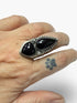 Onyx Heart Duo Ring