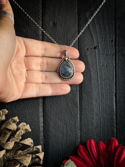 Colgante Gota de Labradorita