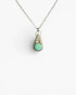 Turquoise Leaf Concho Pendant