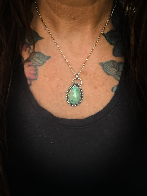 Colgante Lagrima Turquesa