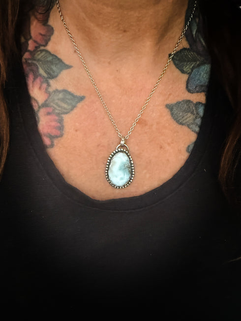 Colgante Gota de Larimar