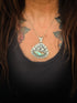 Colgante Geométrico con Turquesa