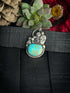 Colgante Skull Rosa y Turquesa