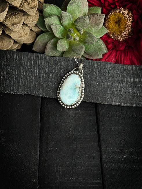 Colgante Gota de Larimar