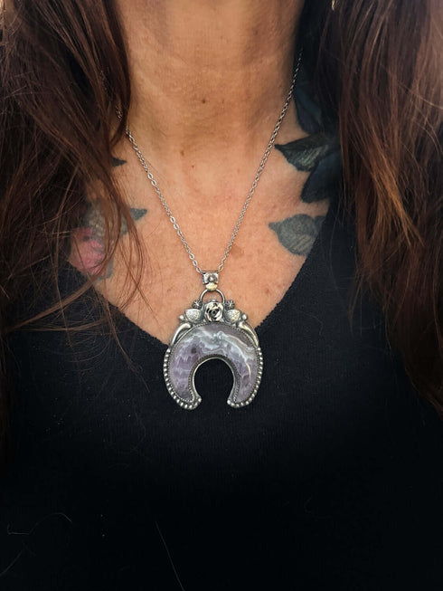 Colgante Luna Amatista