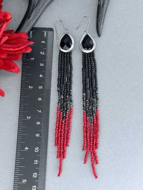 Pendientes Largos Seeds Onix