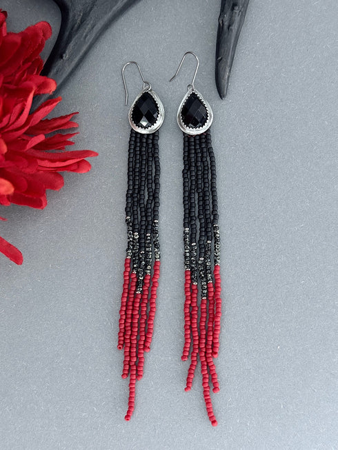 Pendientes Largos Seeds Onix