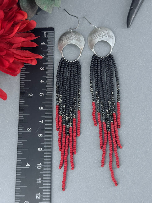 Pendientes Seeds Plata Luna