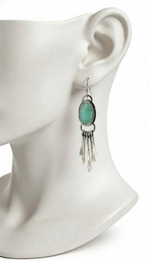 Pendientes Turquesas Palitos