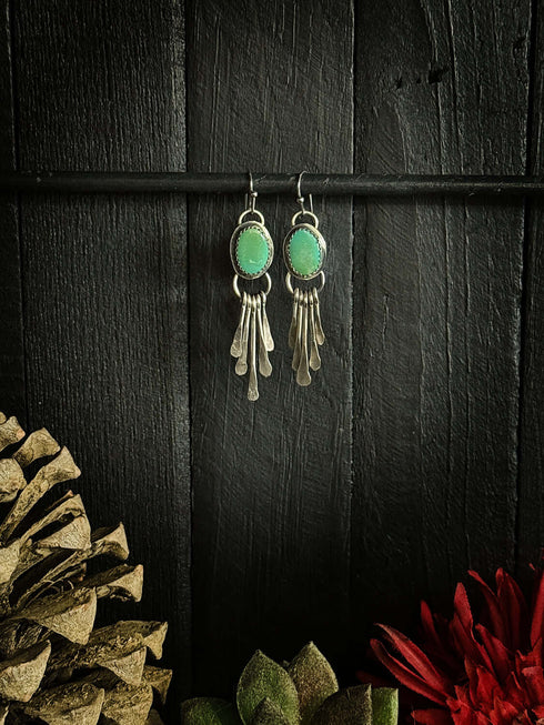Pendientes Turquesas Palitos