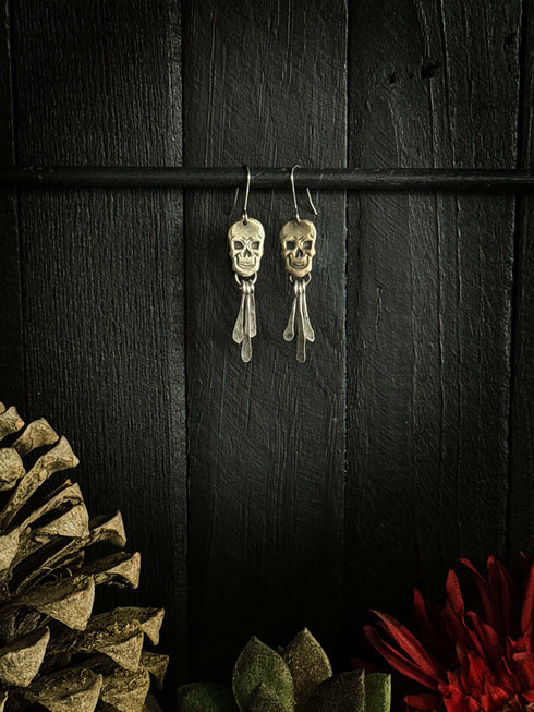 Pendientes Skull Palitos
