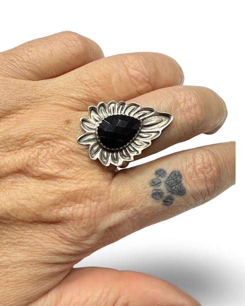 Gothic Onyx Ring