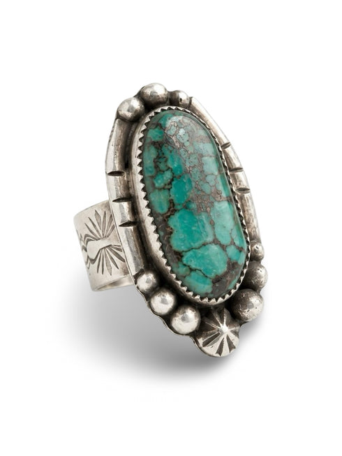 Anillo Plata Estrella Turquesa