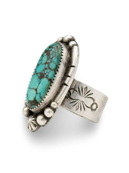Anillo Plata Estrella Turquesa