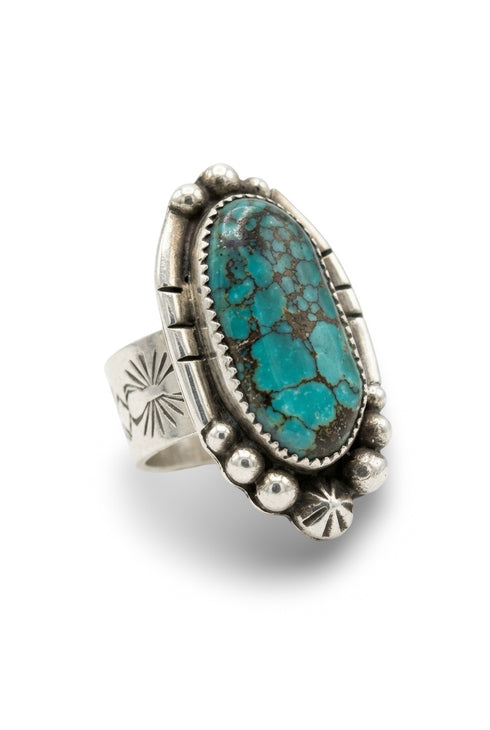 Anillo Plata Estrella Turquesa