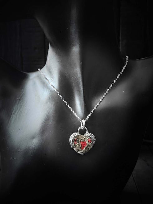 Colgante Corazon Stone Broken