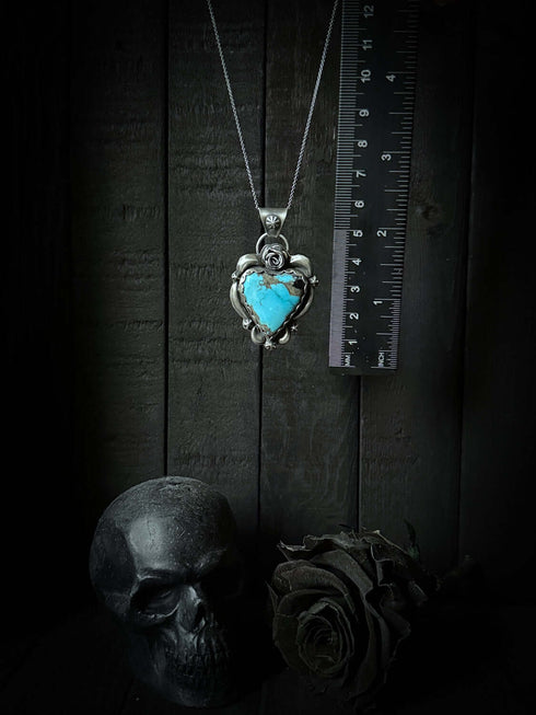 Colgante Corazon Esencia Turquesa - Anillarte