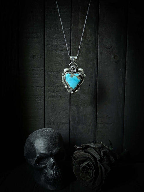 Colgante Corazon Esencia Turquesa - Anillarte