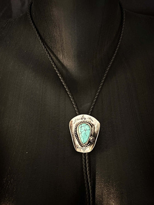 Colgante BoloTie Cowboy Turquesa Origen