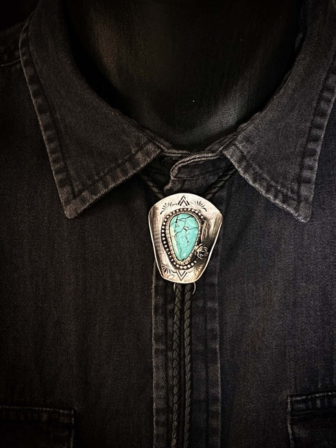 Colgante BoloTie Cowboy Turquesa Origen