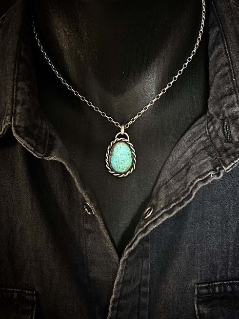 Colgante Twister Turquesa Origen