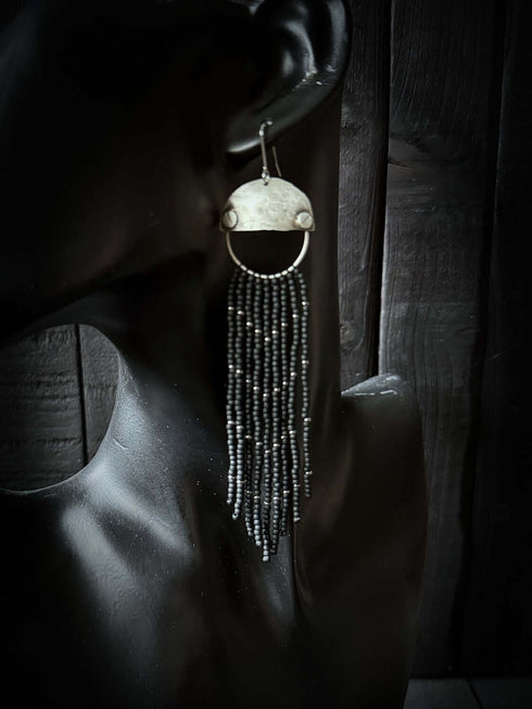 Pendientes Seeds Plata Redondos Tornillos