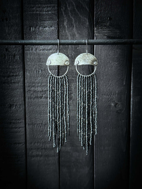 Pendientes Seeds Plata Redondos Tornillos