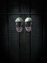Pendientes Seeds Plata Tricolor - Anillarte