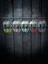 Pendientes Seeds Plata Tricolor - Anillarte