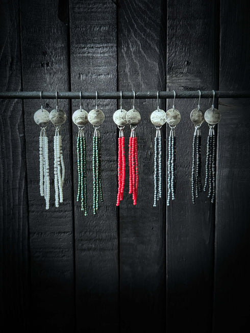 Pendientes Seeds Plata Redondo Cortos