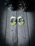 Pendientes Seeds Plata Tricolor - Anillarte
