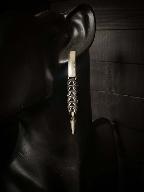 Pendientes Tubular Base Rectangular