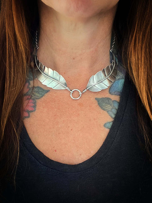 Gargantilla Hojas Desmontable